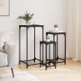 Stackable side tables 3 units black engineered wood by , Side tables - Ref: Foro24-838938, Price: 47,61 €, Discount: %