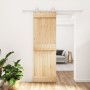 Sliding door with solid pine wood fittings 70x210 cm by , Doors - Ref: Foro24-3203086, Price: 202,37 €, Discount: %