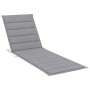 Lounger with gray impregnated pinewood cushion by , Loungers - Ref: Foro24-3065910, Price: 156,91 €, Discount: %