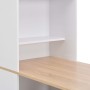 Bar table with white shelving unit 115x59x200 cm by vidaXL, Kitchen and dining tables - Ref: Foro24-280230, Price: 180,63 €, ...