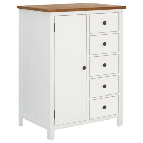 Kleiderschrank aus massivem Eichenholz, 76 x 52 x 105 cm von , Kleiderschränke - Ref: Foro24-289209, Preis: 293,29 €, Rabatt: %