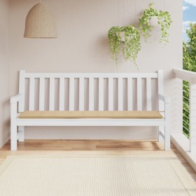 Gartenbankkissen beige Oxford-Stoff 200x50x3 cm von , Kissen für Stühle und Sofas - Ref: Foro24-47615, Preis: 33,99 €, Rabatt: %