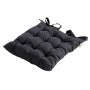 Madison Toscane Basic seat cushion black 46x46 cm by , Cushions for chairs and sofas - Ref: Foro24-447169, Price: 23,21 €, Di...