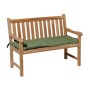 Madison Basic bench cushion green 120x48 cm by , Cushions for chairs and sofas - Ref: Foro24-447120, Price: 45,41 €, Discount: %