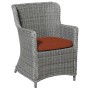 Madison Garden wicker chair cushion Panama terracotta 48x48 cm by , Cushions for chairs and sofas - Ref: Foro24-447176, Price...