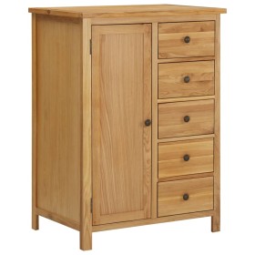 Kleiderschrank aus massivem Eichenholz, 76 x 52 x 105 cm von , Kleiderschränke - Ref: Foro24-289199, Preis: 366,62 €, Rabatt: %