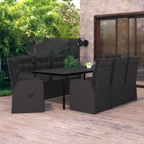 9-piece garden dining set with black cushions by , Garden sets - Ref: Foro24-3099500, Price: 1,00 €, Discount: %