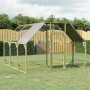 Solid impregnated pine wood chicken coop 268x400x190 cm by , Cages and habitats for small animals - Ref: Foro24-3102990, Pric...