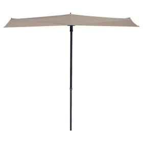 Madison Sun Wave balcony umbrella 270x150 cm ecru PAC3P016 by , Umbrellas - Ref: Foro24-418788, Price: 205,72 €, Discount: %