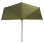 Madison Sun Wave Balcony Parasol 270x150 cm Sage Green by , Umbrellas - Ref: Foro24-423724, Price: 209,28 €, Discount: %