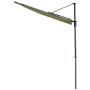 Madison Sun Wave Balcony Parasol 270x150 cm Sage Green by , Umbrellas - Ref: Foro24-423724, Price: 209,28 €, Discount: %