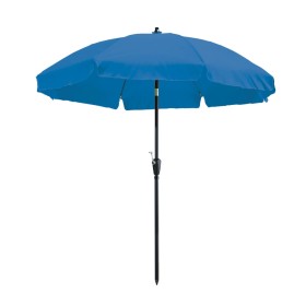 Madison Lanzarote round aquamarine blue umbrella 250 cm by , Umbrellas - Ref: Foro24-429017, Price: 72,99 €, Discount: %