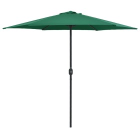 Garden umbrella with green aluminum pole 270x246 cm by , Umbrellas - Ref: Foro24-47344, Price: 54,24 €, Discount: %