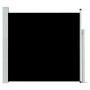 Schwarze einziehbare Seitenmarkise für den Garten, 170 x 300 cm von , Sonnenschirme - Ref: Foro24-48364, Preis: 73,30 €, Raba...