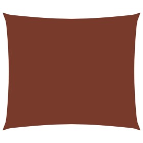 Terracotta Oxford fabric rectangular sail awning 3x4 m by , Umbrellas - Ref: Foro24-135375, Price: 41,71 €, Discount: %