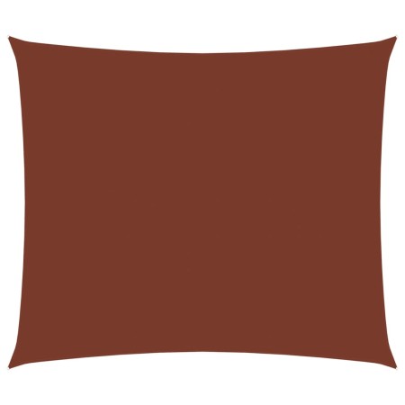 Terracotta Oxford fabric rectangular sail awning 3x4 m by , Umbrellas - Ref: Foro24-135375, Price: 41,56 €, Discount: %