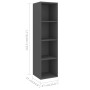 Juego de muebles de salón 2 piezas madera de ingeniería gris de , Muebles TV - Ref: Foro24-3079801, Precio: 81,08 €, Descuent...