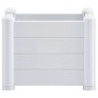 White PP garden bed 43x43x35 cm by , Pots and planters - Ref: Foro24-313971, Price: 63,17 €, Discount: %