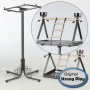 Strong Laufstall für Papageien Livia de Luxe grau 57x52x134 cm 99041 von , Spielplätze und Turnhallen für Vögel - Ref: Foro24...