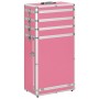 Maletín trolley de maquillaje de aluminio rosa de vidaXL, Neceseres - Ref: Foro24-91813, Precio: 99,00 €, Descuento: %