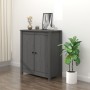 Solid gray pine wood sideboard 70x35x80 cm by , Sideboards - Ref: Foro24-813721, Price: 79,76 €, Discount: %