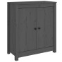 Solid gray pine wood sideboard 70x35x80 cm by , Sideboards - Ref: Foro24-813721, Price: 79,76 €, Discount: %