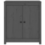 Solid gray pine wood sideboard 70x35x80 cm by , Sideboards - Ref: Foro24-813721, Price: 79,76 €, Discount: %