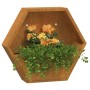 Wall planters 2 units rusted corten steel 46x10x40 cm by , Pots and planters - Ref: Foro24-823685, Price: 47,99 €, Discount: %