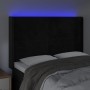 Black velvet headboard with LED 147x16x118/128 cm by vidaXL, Headboards and footboards - Ref: Foro24-3124238, Price: 135,99 €...