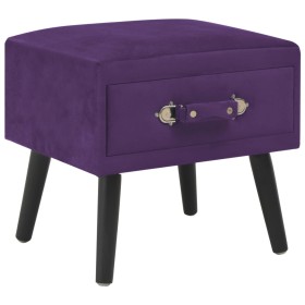 Dark purple velvet bedside table 40x35x40 cm by vidaXL, Nightstands - Ref: Foro24-247541, Price: 64,99 €, Discount: %