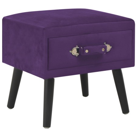 Mesita de noche morado oscuro 40x35x40 cm terciopelo de vidaXL, Mesitas de noche - Ref: Foro24-247541, Precio: 64,14 €, Descu...