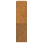 Wall planters 2 units rusted corten steel 46x10x40 cm by , Pots and planters - Ref: Foro24-823685, Price: 47,99 €, Discount: %