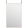 Türspiegel aus Glas und goldenem Aluminium, 50 x 80 cm von , Spiegel - Ref: Foro24-327419, Preis: 32,33 €, Rabatt: %