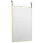 Türspiegel aus Glas und goldenem Aluminium, 50 x 80 cm von , Spiegel - Ref: Foro24-327419, Preis: 32,33 €, Rabatt: %