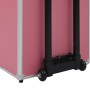 Maletín trolley de maquillaje de aluminio rosa de vidaXL, Neceseres - Ref: Foro24-91813, Precio: 99,00 €, Descuento: %