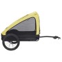 Gelber und schwarzer Fahrradanhänger für Haustiere von , Kinderwagen für Haustiere - Ref: Foro24-92596, Preis: 121,99 €, Raba...