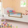 Barandilla de seguridad cama de niño poliéster taupe 102x42 cm de vidaXL, Barandillas de seguridad - Ref: Foro24-10164, Preci...