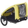 Gelber und schwarzer Fahrradanhänger für Haustiere von , Kinderwagen für Haustiere - Ref: Foro24-92596, Preis: 121,99 €, Raba...