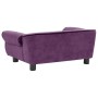 Burgundy plush dog sofa 72x45x30 cm by , Beds for dogs - Ref: Foro24-171041, Price: 90,97 €, Discount: %