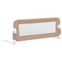 Child safety bed rail polyester taupe 102x42 cm by vidaXL, Safety railings - Ref: Foro24-10164, Price: 33,01 €, Discount: %