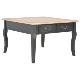 Black wooden coffee table 80x80x50 cm by , Coffee table - Ref: Foro24-280063, Price: 147,99 €, Discount: %