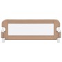 Child safety bed rail polyester taupe 102x42 cm by vidaXL, Safety railings - Ref: Foro24-10164, Price: 33,01 €, Discount: %