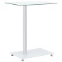 Mesa auxiliar en U vidrio templado transparente 45x30x58 cm de vidaXL, Mesas auxiliares - Ref: Foro24-249535, Precio: 31,88 €...