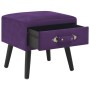 Mesita de noche morado oscuro 40x35x40 cm terciopelo de vidaXL, Mesitas de noche - Ref: Foro24-247541, Precio: 64,14 €, Descu...