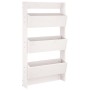 Wall planter 3 levels white pine wood 60x18.5x110 cm by , Pots and planters - Ref: Foro24-825115, Price: 91,05 €, Discount: %