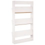 Wall planter 3 levels white pine wood 60x18.5x110 cm by , Pots and planters - Ref: Foro24-825115, Price: 91,05 €, Discount: %