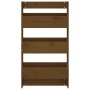 Wall planter 3 levels honey brown pine wood 60x18.5x110cm by , Pots and planters - Ref: Foro24-825117, Price: 89,44 €, Discou...