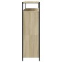 Schuhschrank mit 4 klappbaren Schubladen aus Sonoma-Eiche 100x34x112 cm von , Schuhregale und Schuhorganisatoren - Ref: Foro2...