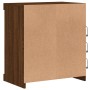 Sideboard with LED lights brown oak 60.5x37x67 cm by , Sideboards - Ref: Foro24-836699, Price: 64,54 €, Discount: %