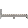 Cama con cabecero madera de ingeniería gris Sonoma 90x200 cm de , Camas y somieres - Ref: Foro24-838629, Precio: 92,24 €, Des...